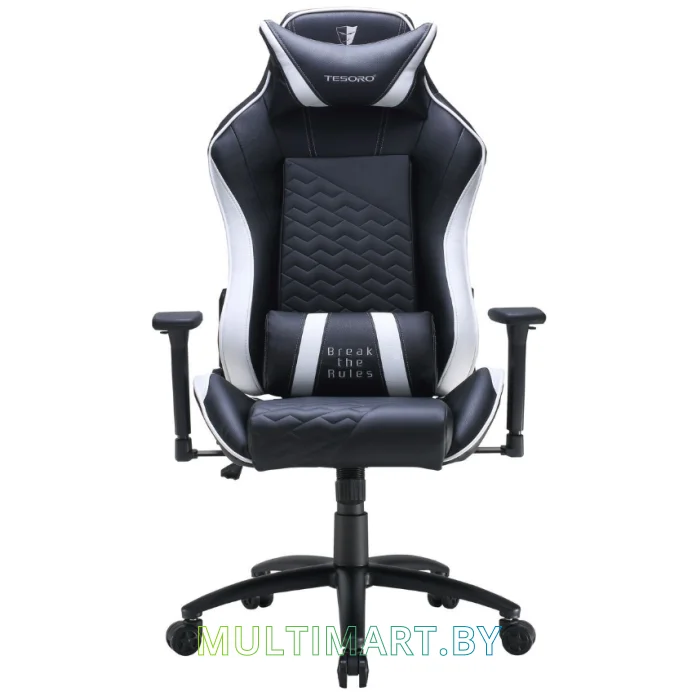 Кресло компьютерное Tesoro Zone Balance F710 (черный/белый)